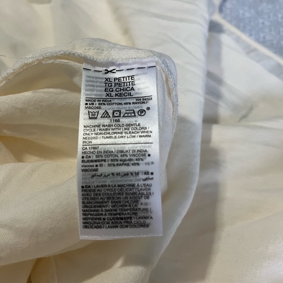 Blouse with smocked/pleated shoulder detail - Picture 5 of 7